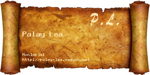 Palay Lea névjegykártya